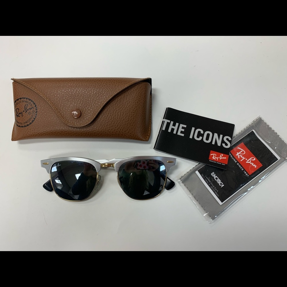 Limited edition RayBan Clubmaster metal sunglasses
